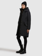 khujo-coat-webb-port-blue-kurzjacke-regular-fit image 2