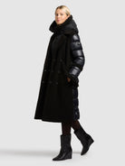 khujo-kalmia-kurzmantel-black-teddyfleece-damen image 2