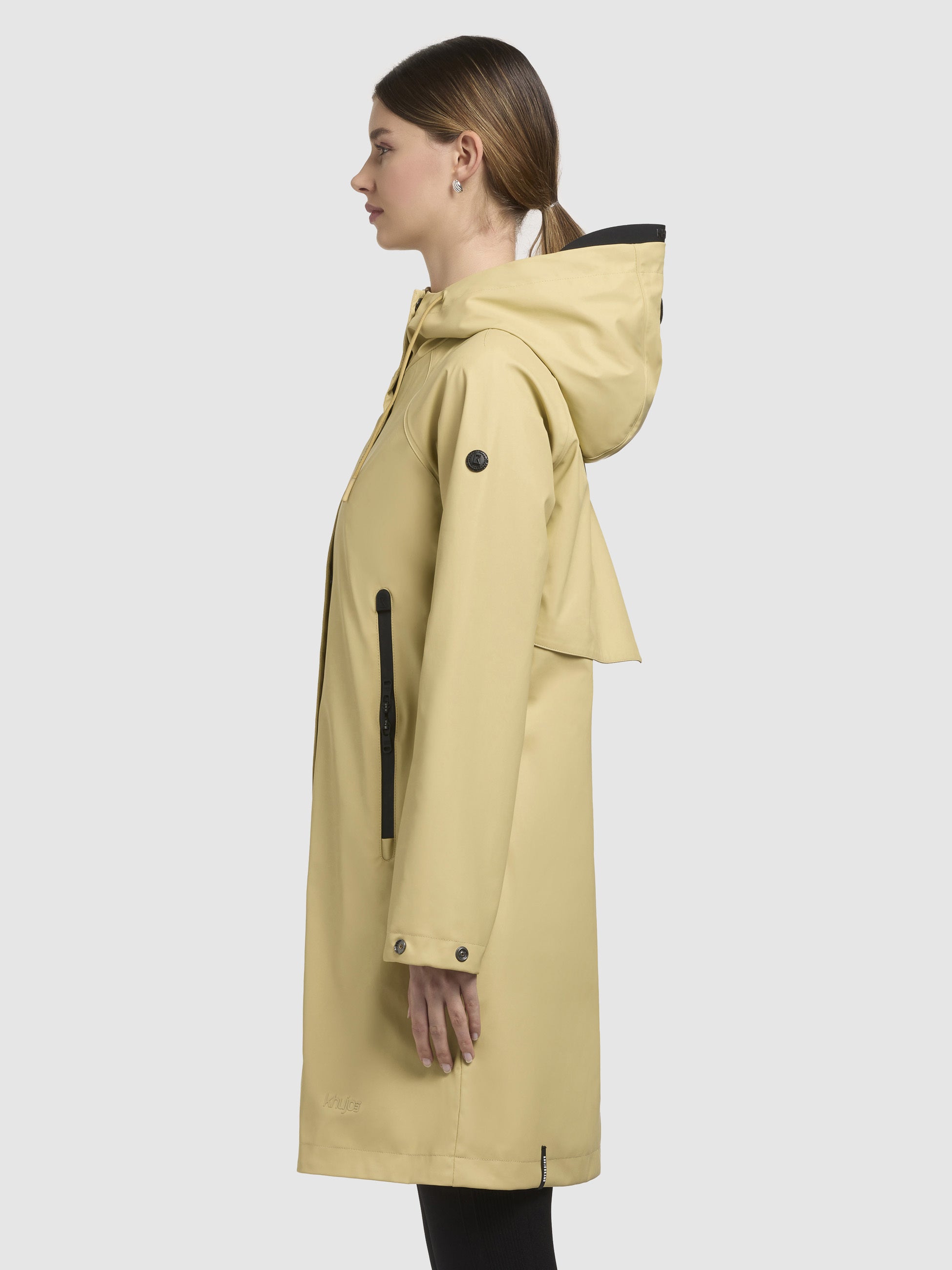 khujo-liede-damen-kurzmantel-regenjacke-gelbgr-n image 5