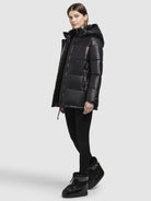 khujo-jacke-word3-satin-black-gl-nzende-damen-steppjacke-regular-fit image 2