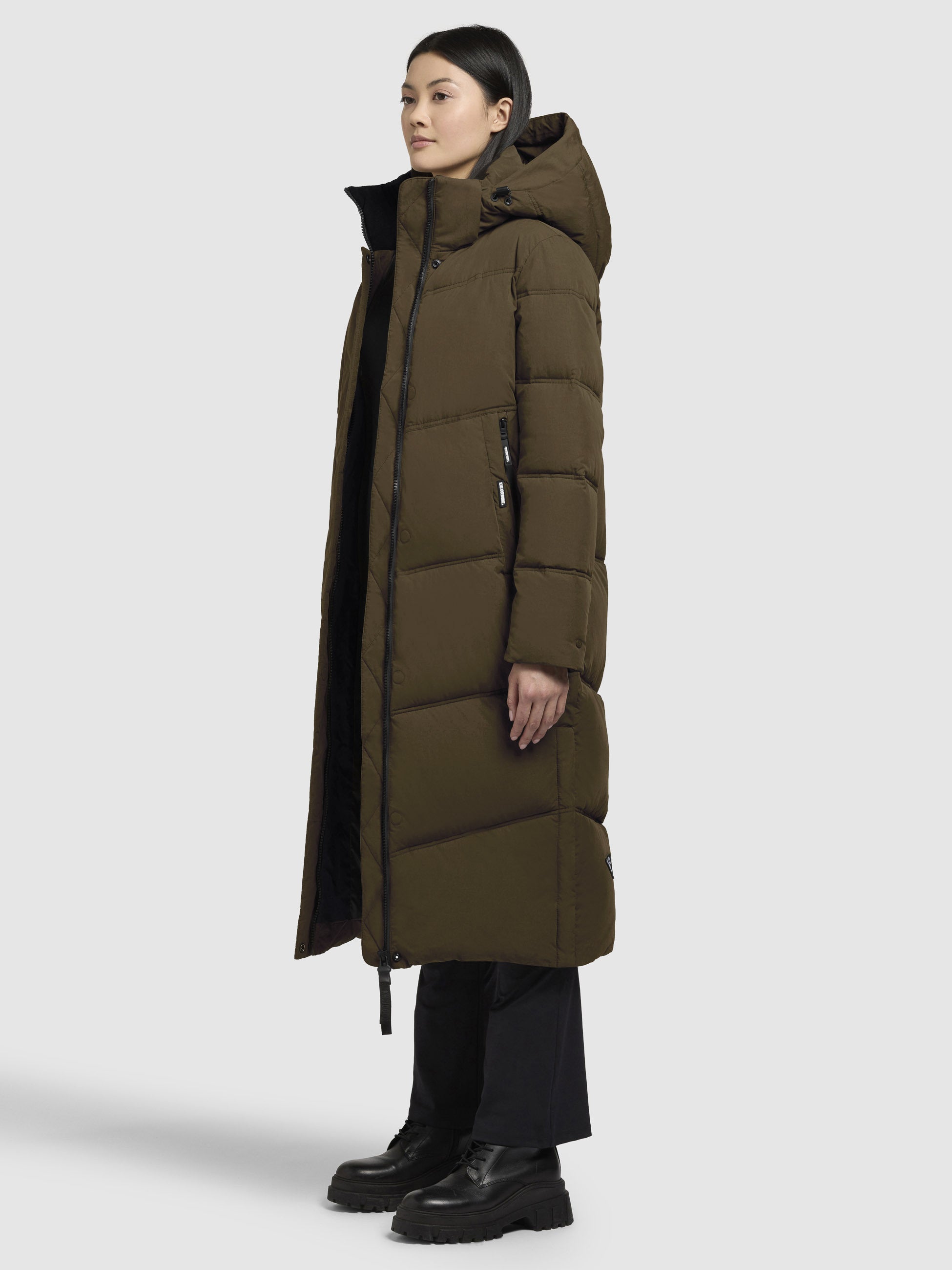 khujo-luga-damen-steppmantel-parka-khaki image 2