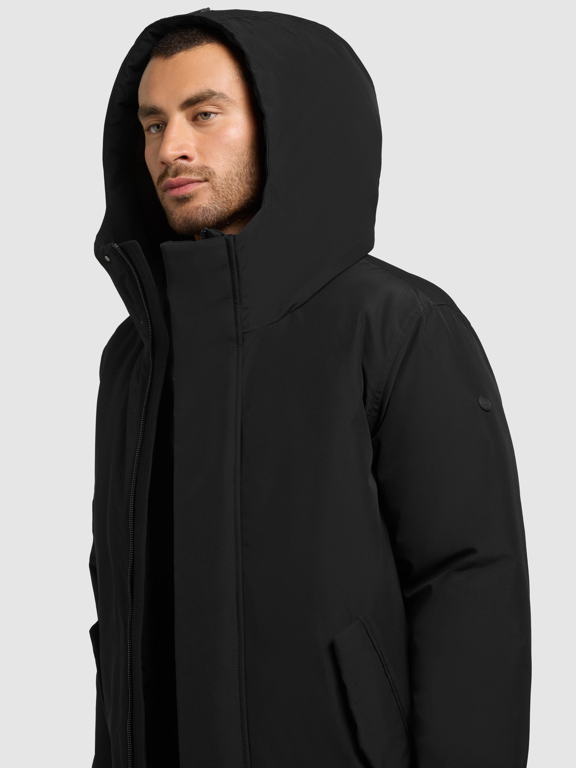 khujo-mantel-fogg-black-damen-parka-regular-fit image 7