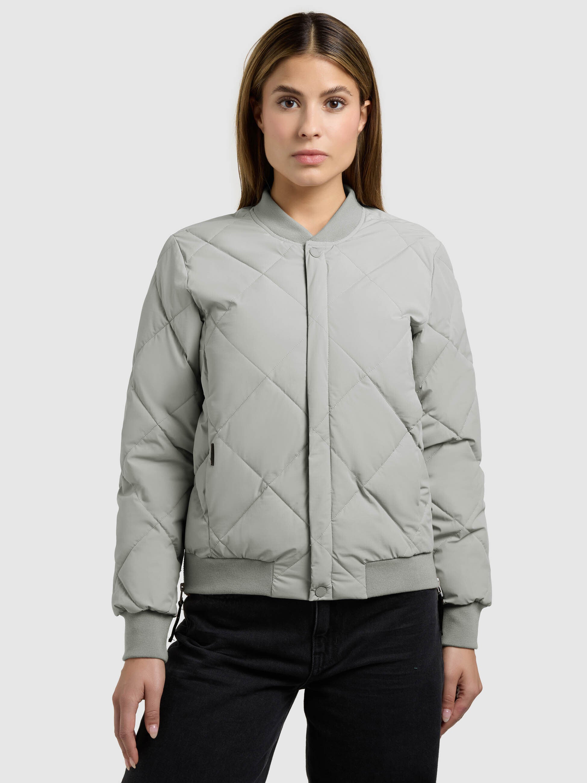 khujo-jacke-ange2-cloud-green-kurze-bomber-steppjacke-f-r-damen image 7