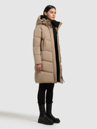 khujo-coat-graya2-cookie-beige-damen-steppmantel-knielang image 6