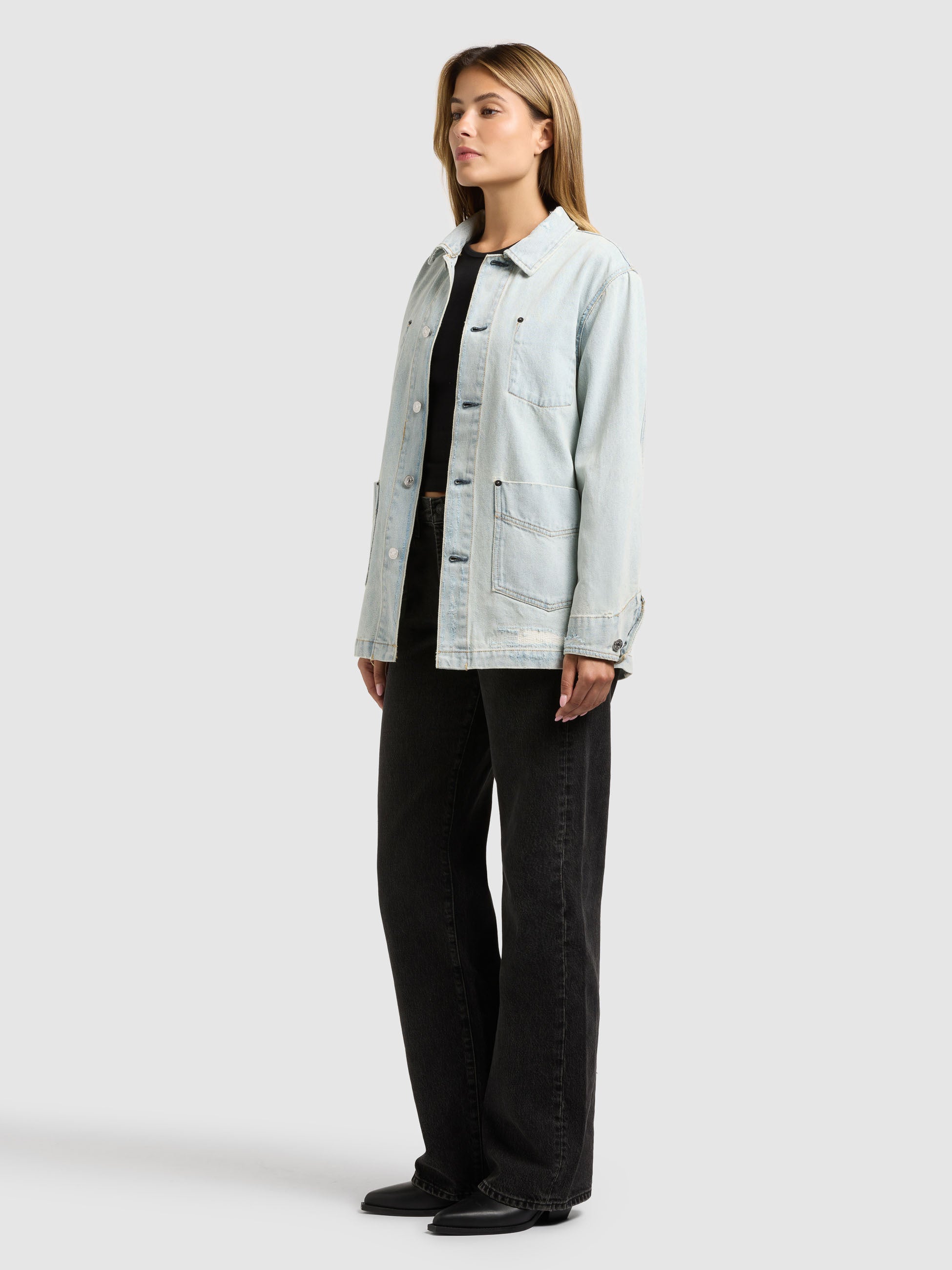 khujo-jacke-miria-bleached-blue image 6