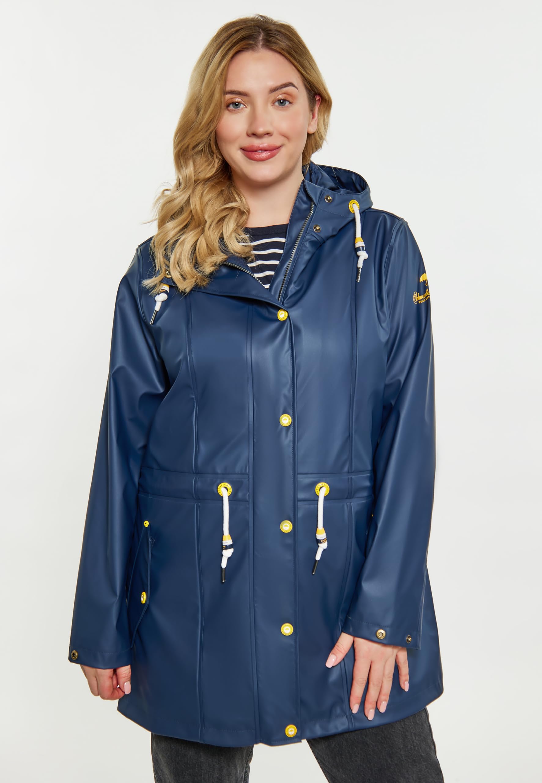 schmuddelwedda-damen-curvy-regenmantel-langer-regenmantel-in-curvy-passform image 4