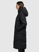 khujo-coat-torino4-black-knielanger-damen-steppmantel-schwarz image 5