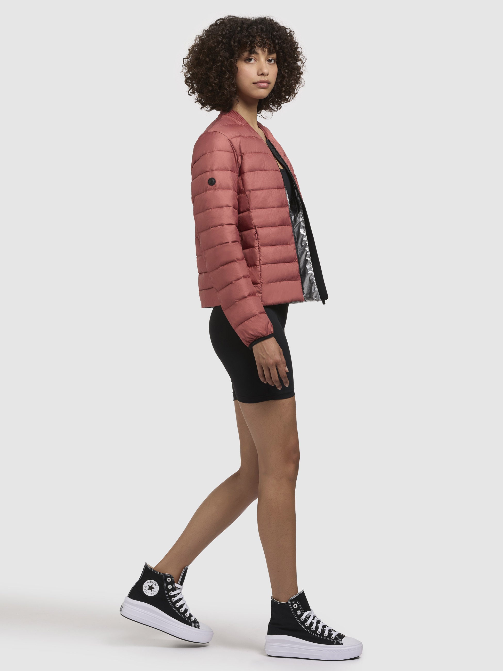 khujo-jacke-aude-rostrot-h-ftlange-damen-steppjacke-crinkle-optik image 6