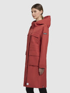 khujo-dipa-damen-coat-pale-red-packbar-mit-kapuze image 5