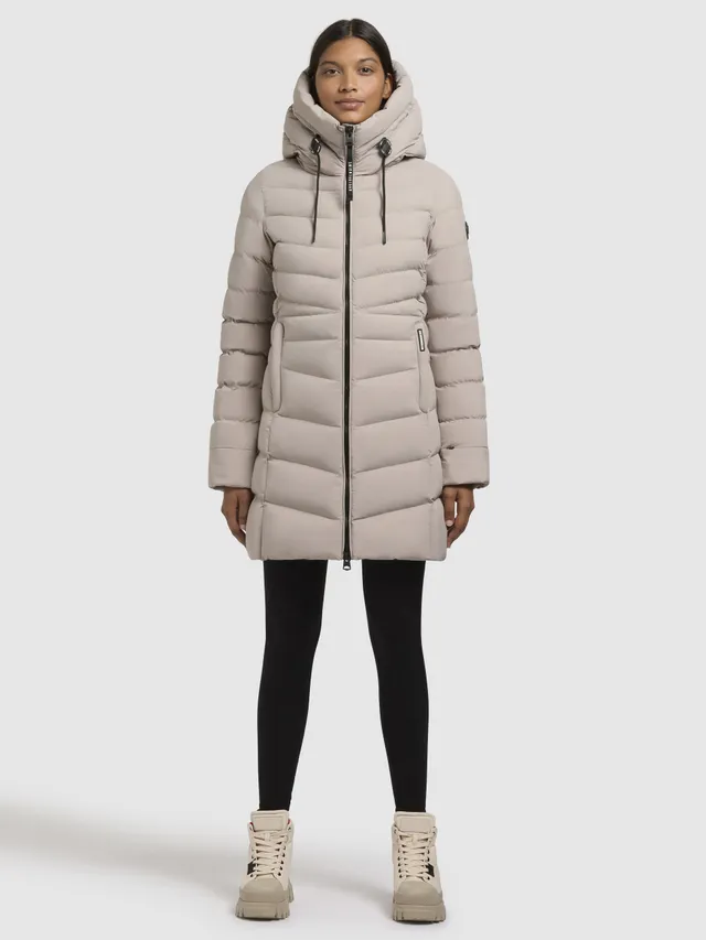 khujo-jacke-tuhani4-hellbeige-steppjacke-damen-leicht image 1