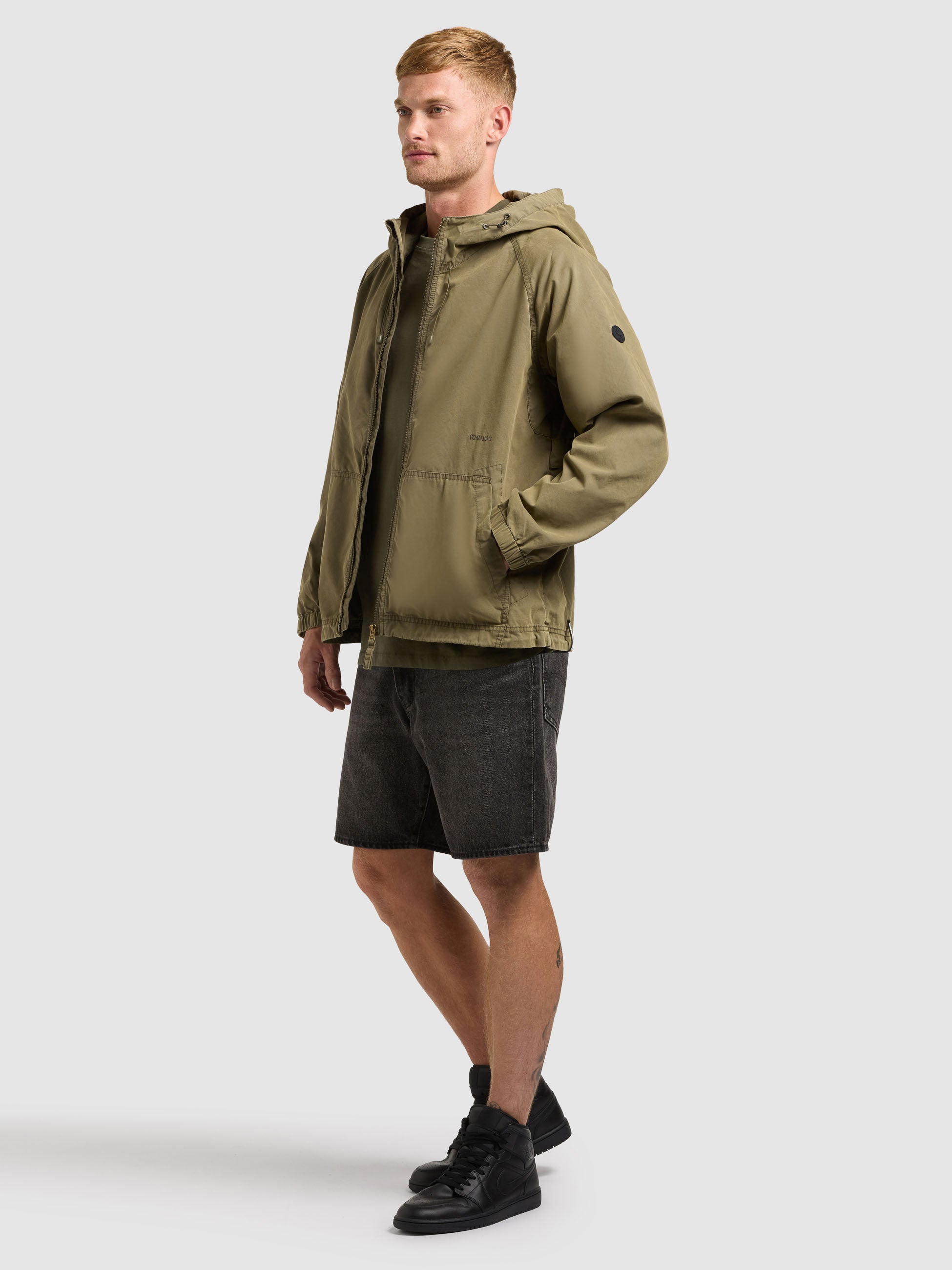 khujo-jacke-weru-turtle-green-blousonjacke-mit-kapuze image 2