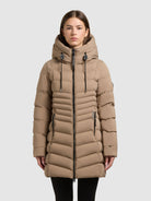 khujo-mantel-lava-kurzmantel-cookie-beige-slim-fit image 4