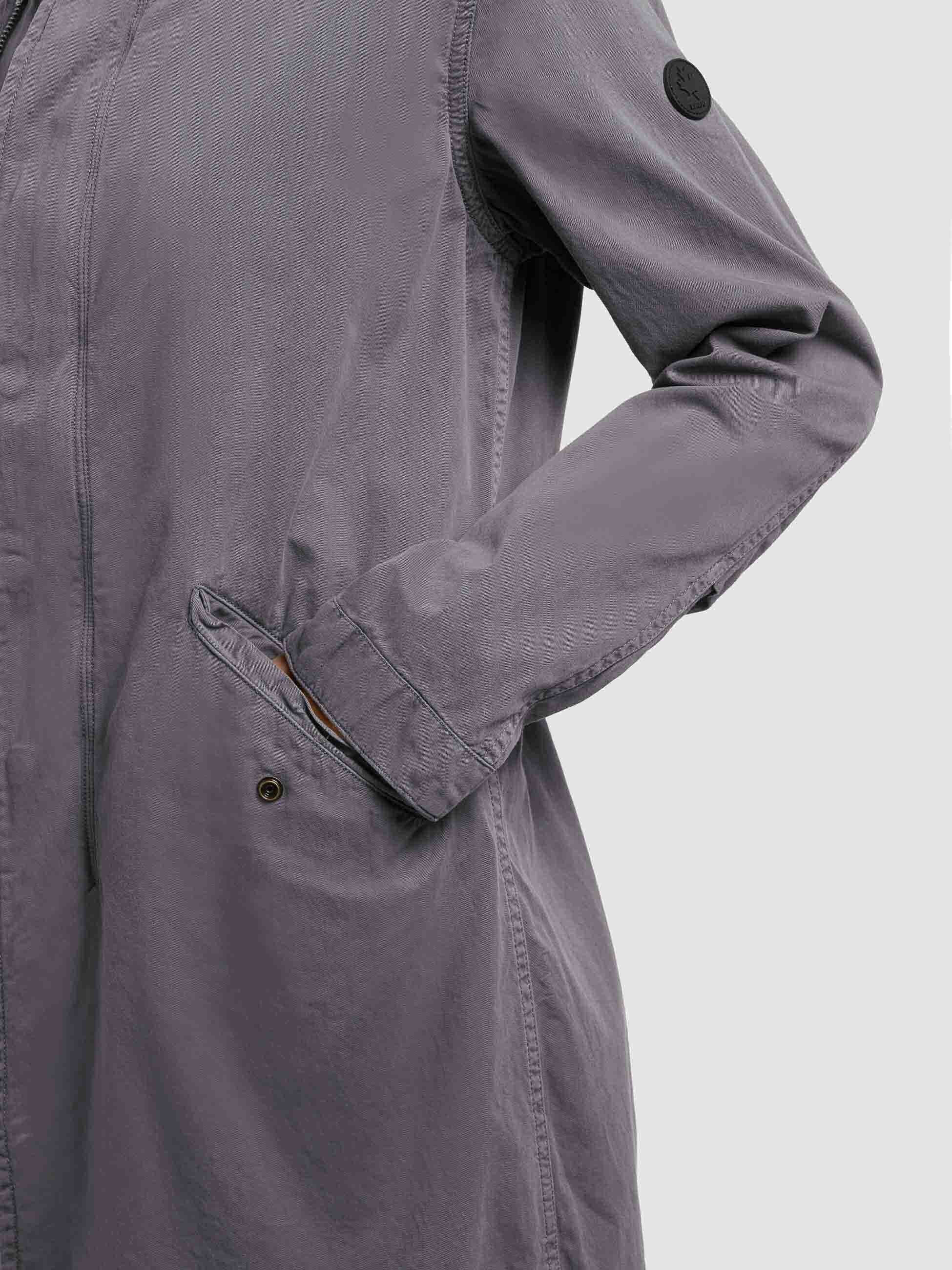 khujo-mantel-theres-slate-grey-damen-parka-regular-fit-baumwoll-twill image 7
