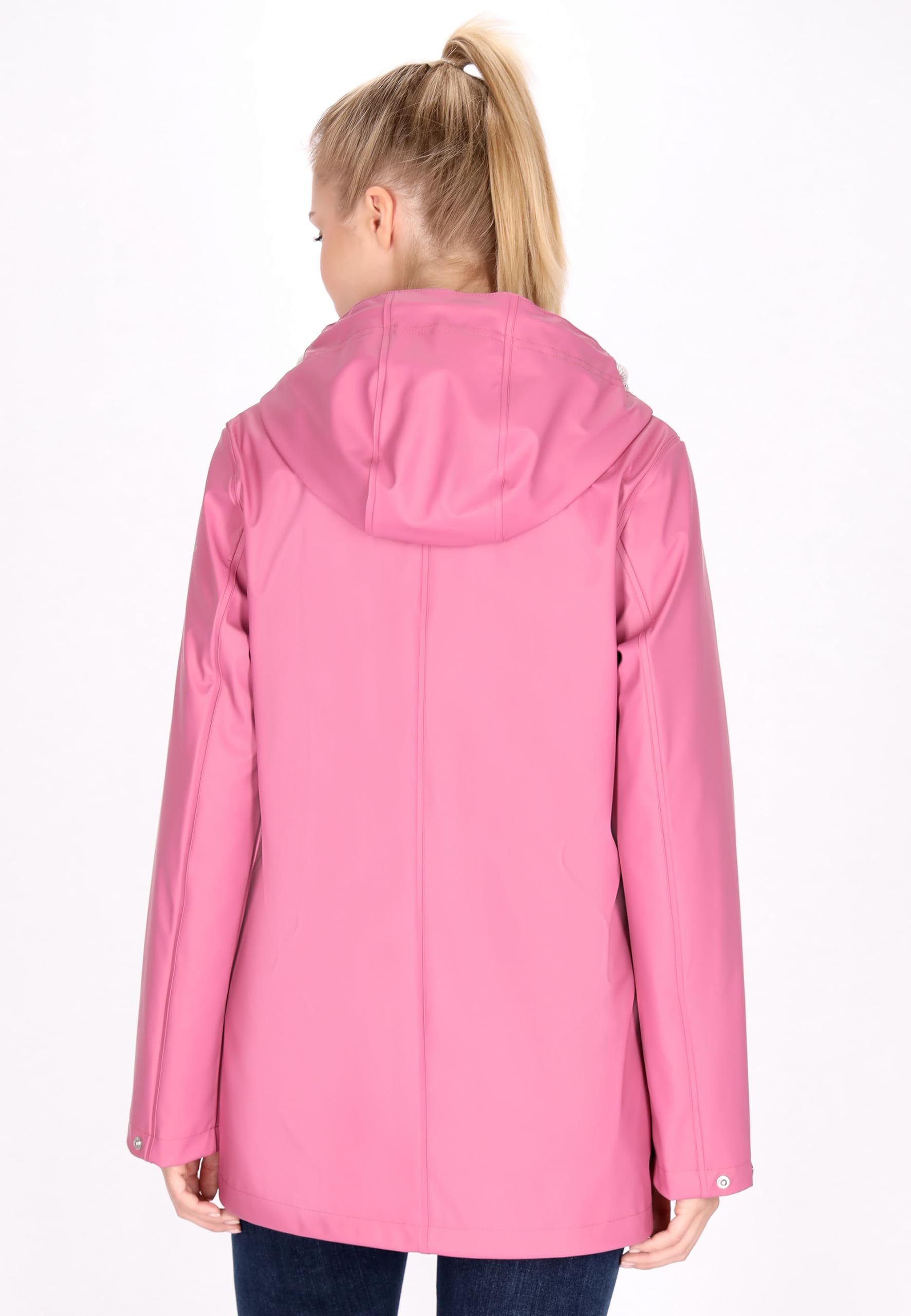 schmuddelwedda-damen-regenjacke-mit-kapuze-und-druckknopfleiste image 4