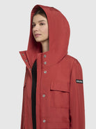 khujo-dipa-damen-coat-pale-red-packbar-mit-kapuze image 7