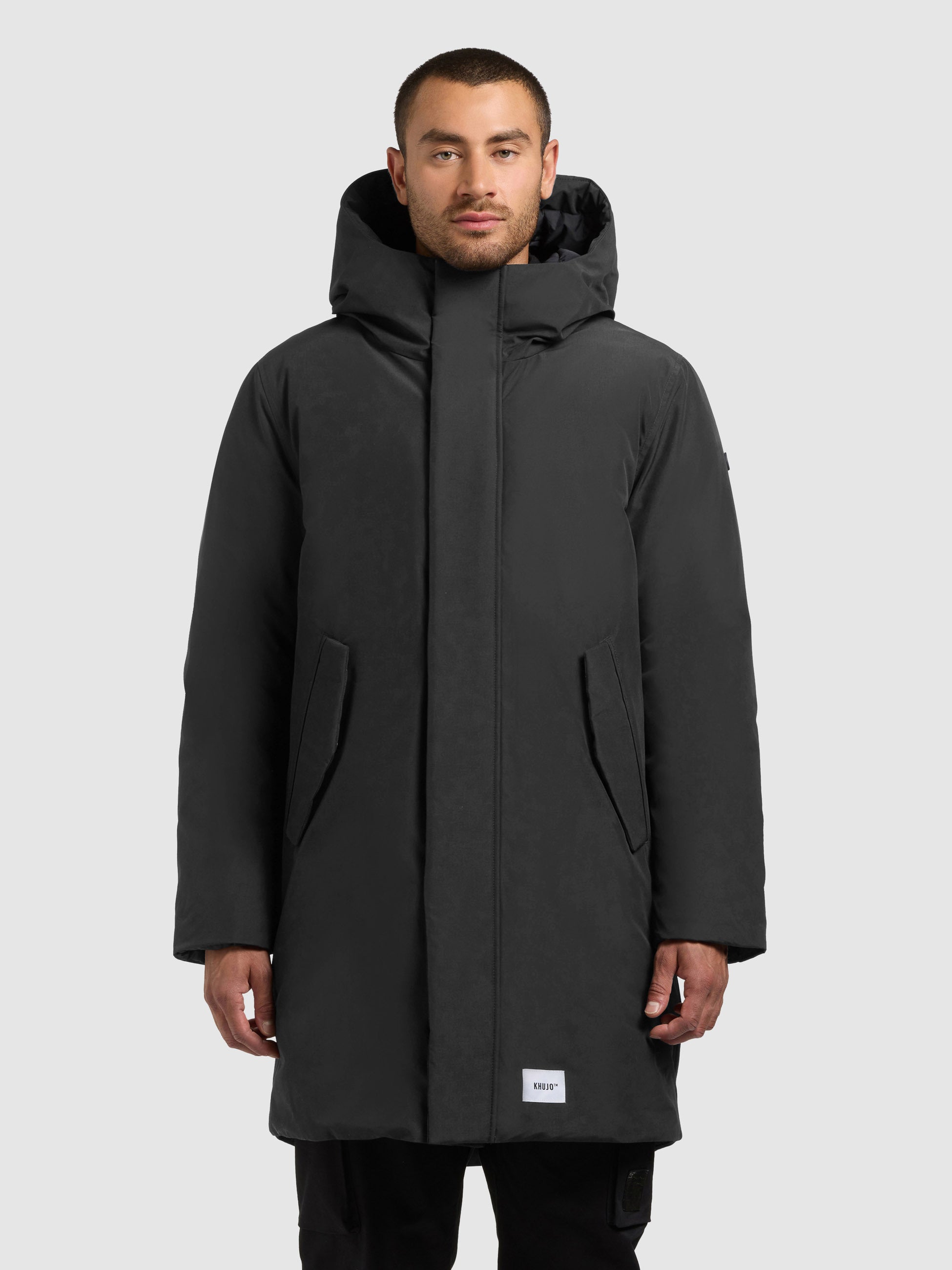 khujo-fogg-parka-mantel-obrage-grey-regular-fit image 4