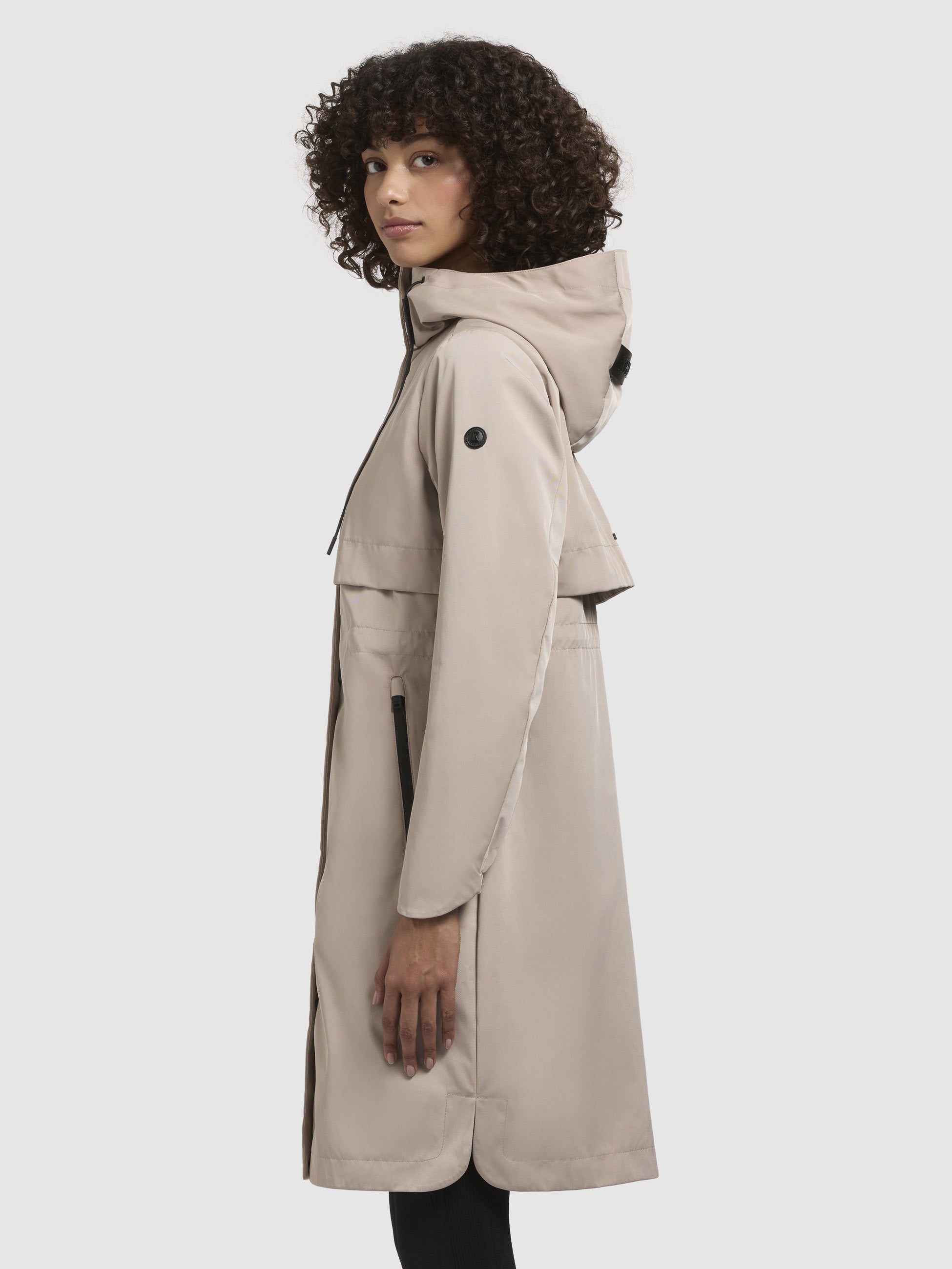 khujo-mantel-manao-beige-damen-sommerparka-regular-fit image 5