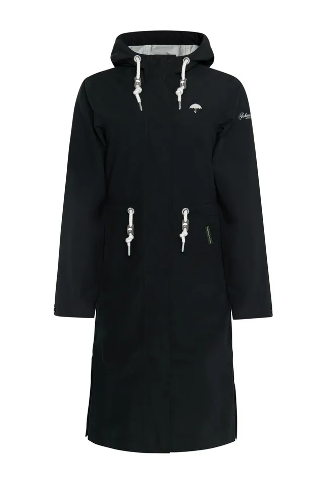 schmuddelwedda-damen-regenmantel-aus-recyceltem-polyester-nachhaltiger-regenmant image 1