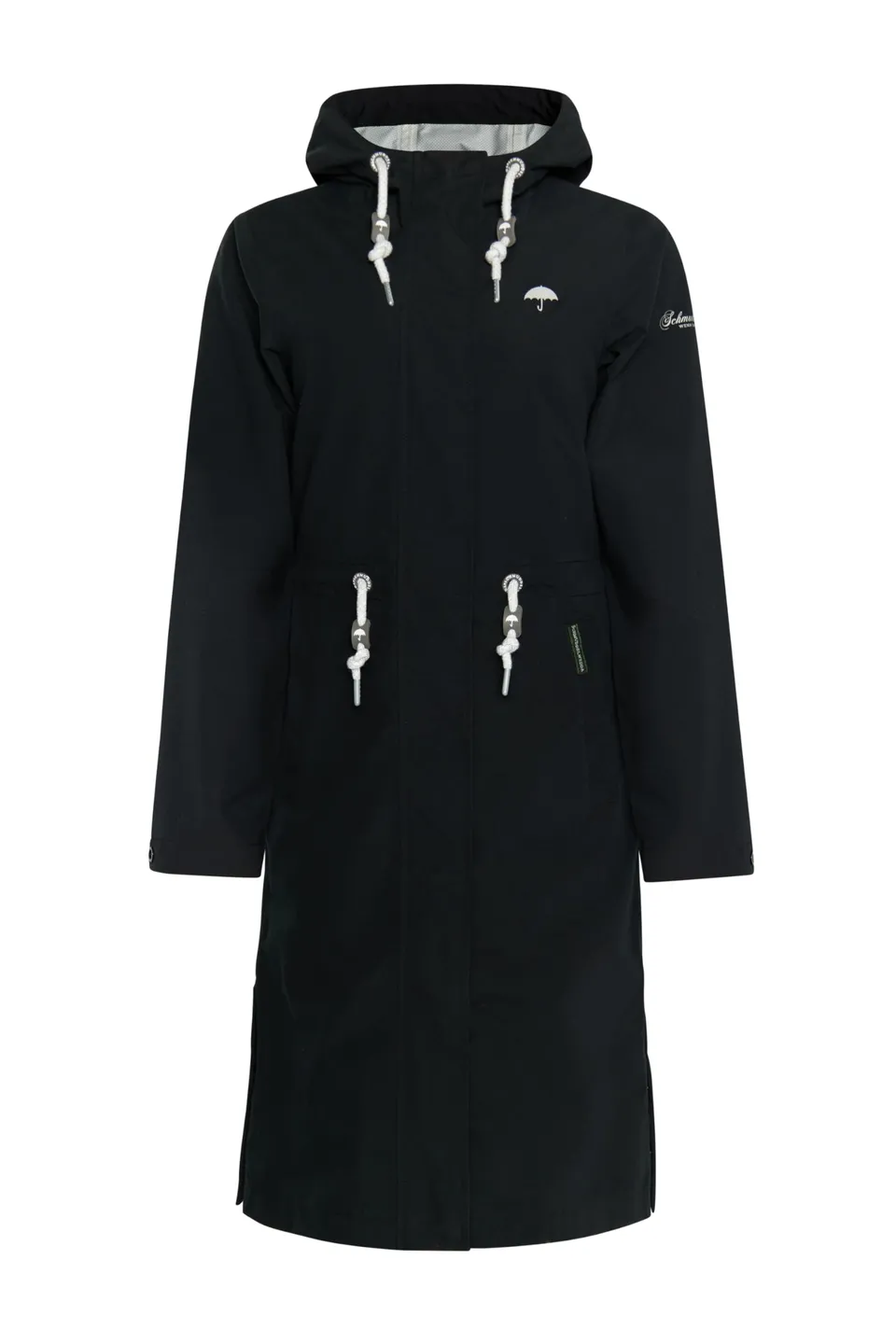 schmuddelwedda-damen-regenmantel-aus-recyceltem-polyester-nachhaltiger-regenmant image 1