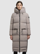khujo-mantel-aroma-graubeige-wadenlanger-damen-steppmantel-regular-fit image 4