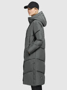 khujo-coat-sonje5-damen-steppmantel-gray-relaxed-fit-wadenlang image 5