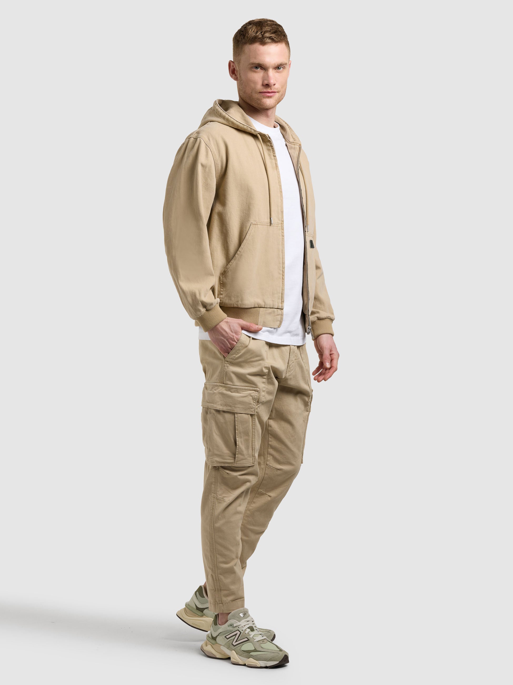 khujo-jacke-rhiis-camel-workwear-blouson-aus-baumwoll-canvas image 6