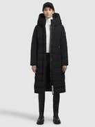 khujo-sensy-mantel-schwarz-wadenlang-regular-fit image 6