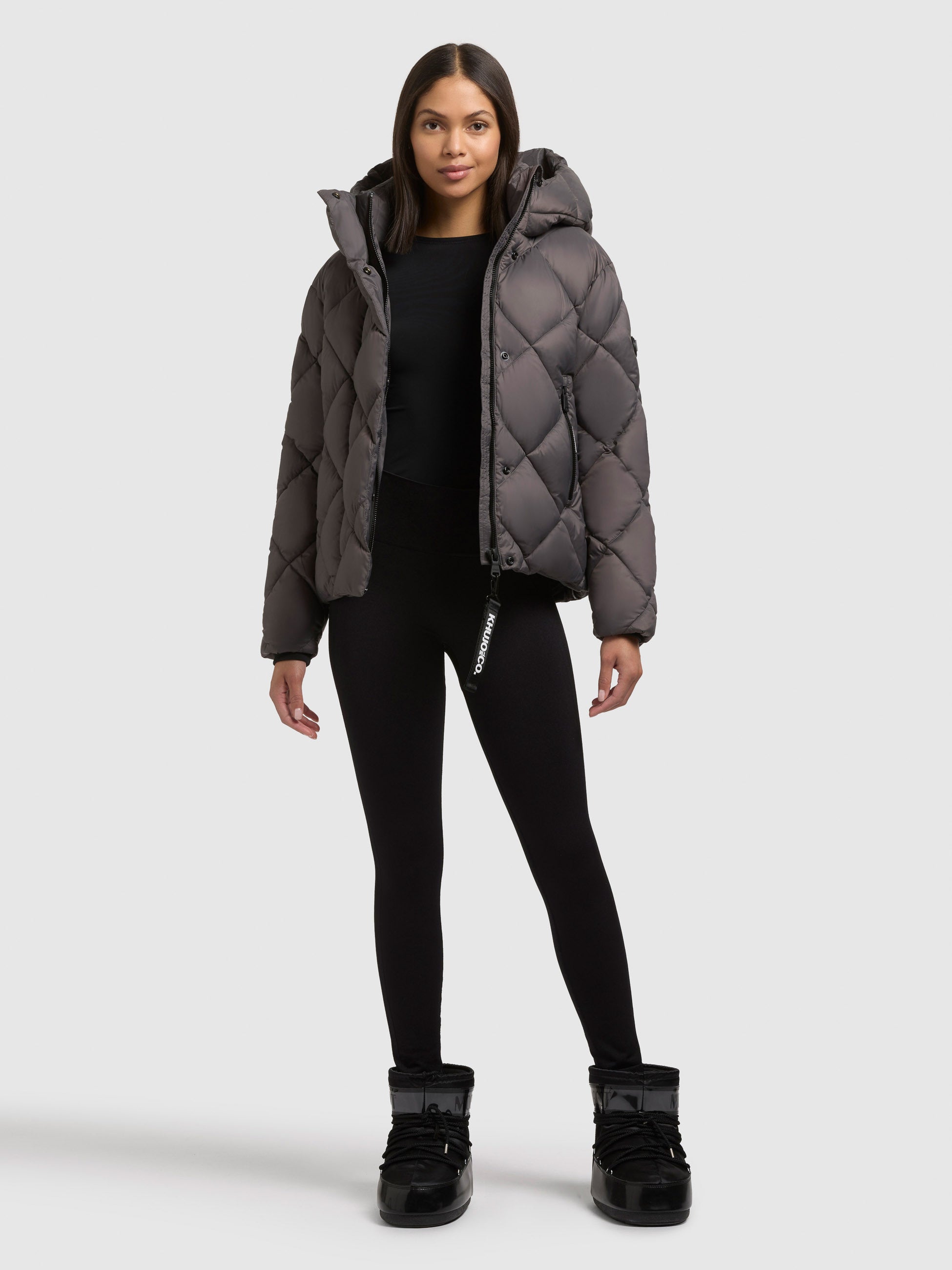 khujo-jacke-lilian-graphite-grey-h-ftlange-damen-steppjacke image 2