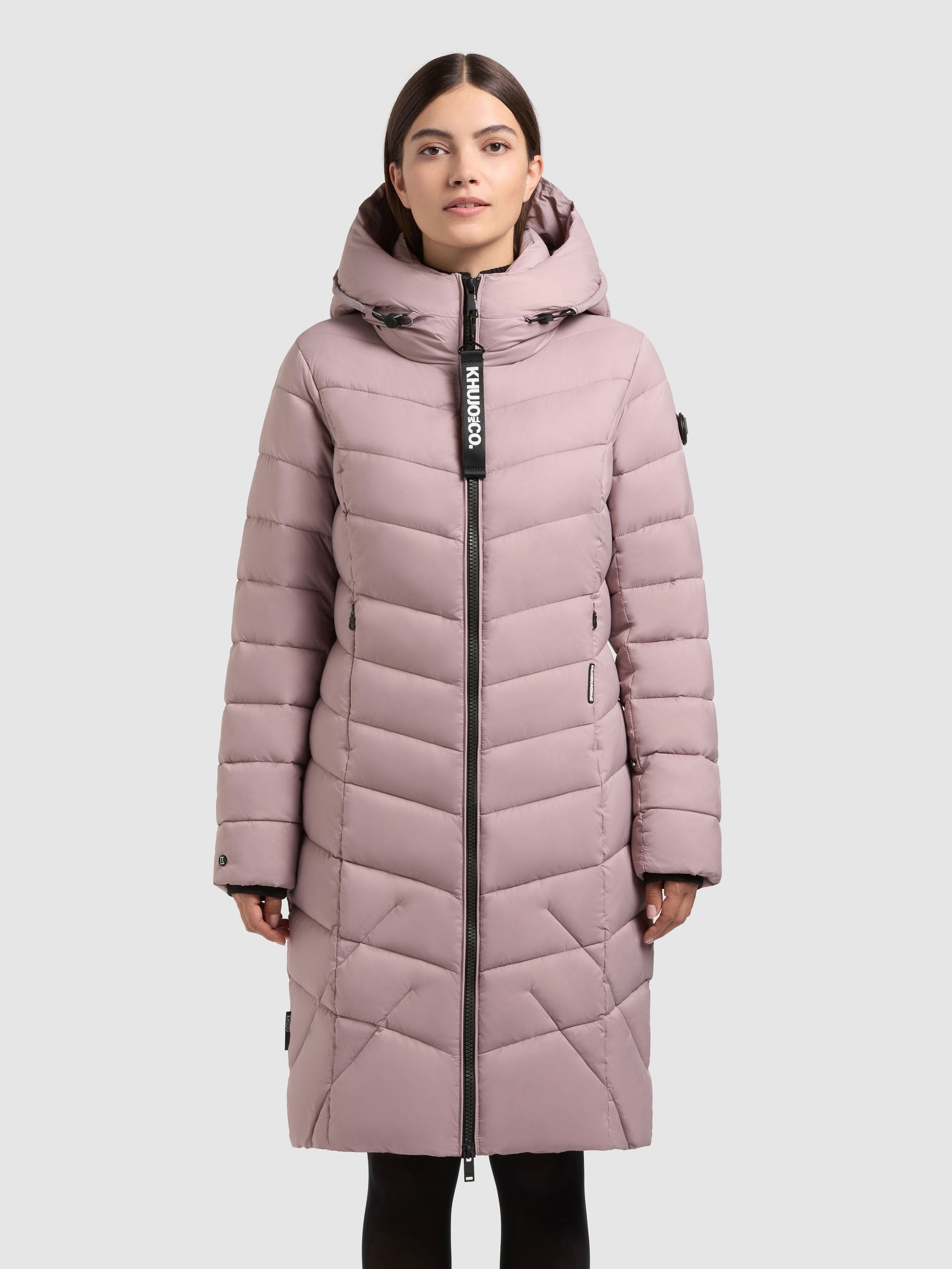 khujo-odana4-damen-steppmantel-pale-mauve-knielang image 4