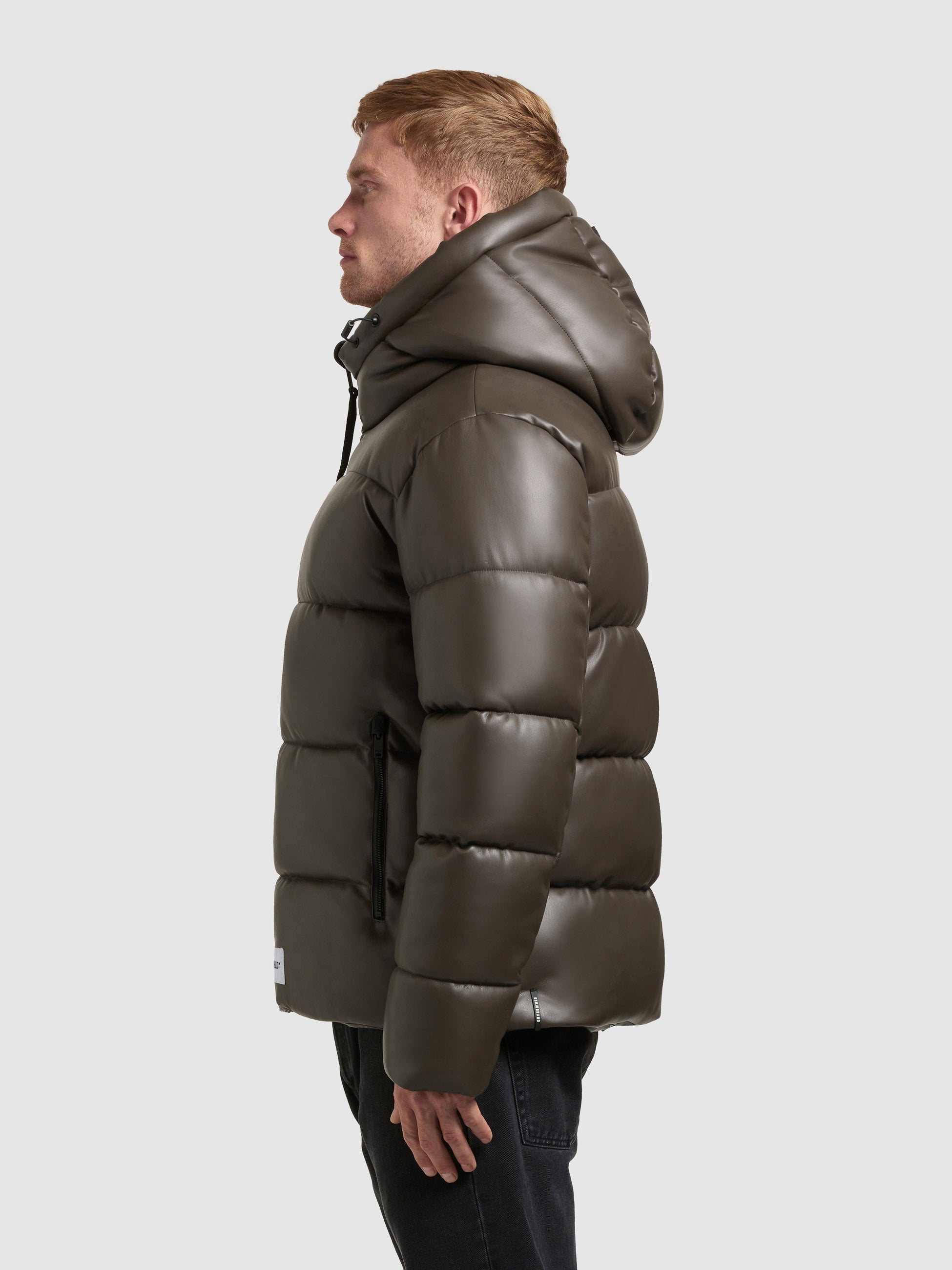 khujo-coen-damen-winterjacke-brown-steppjacke-in-lederoptik-wasserabweisend image 5