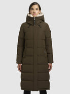 khujo-devion-teddy-damen-wintermantel-dark-olive image 4