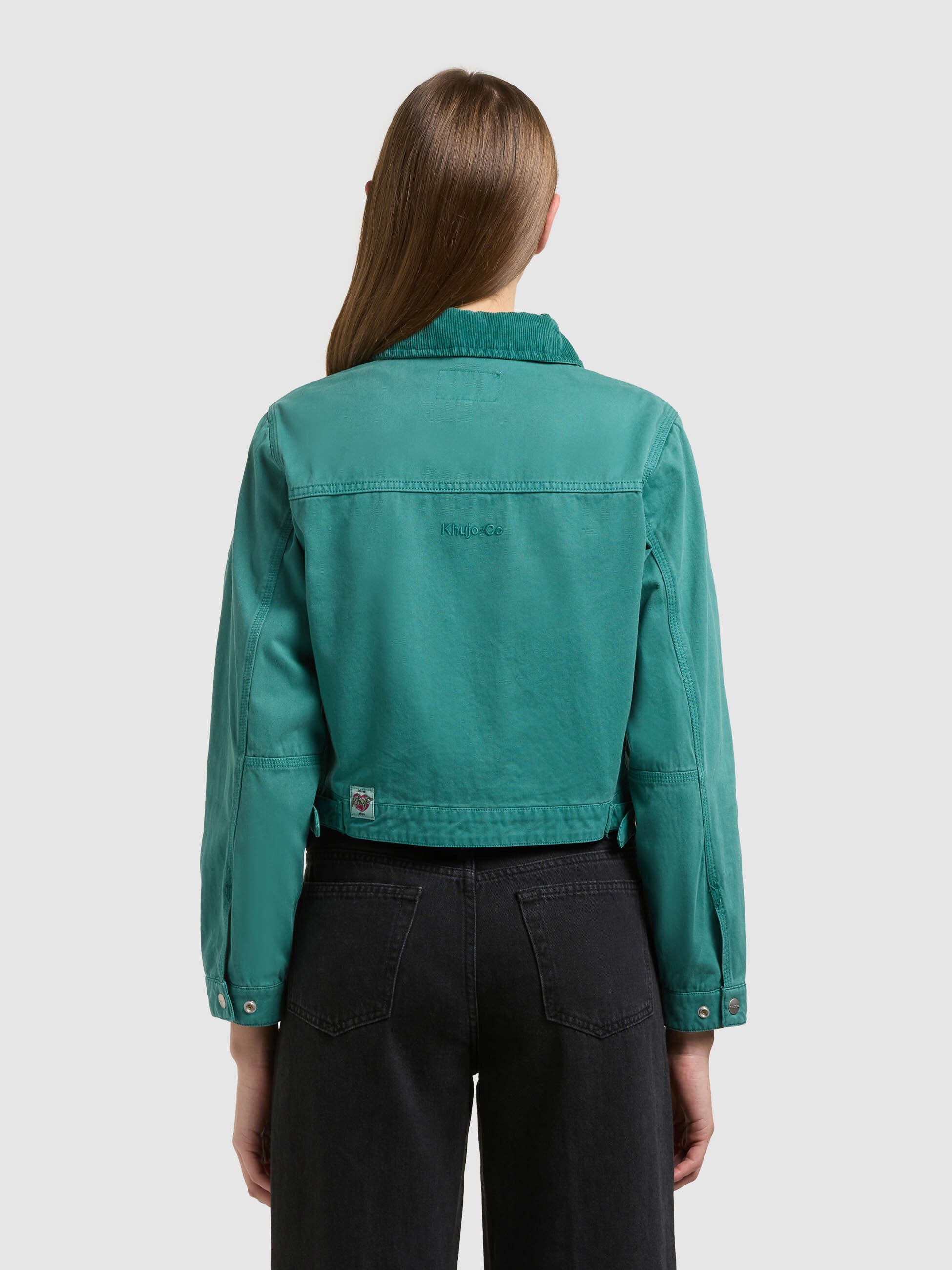 khujo-jacke-georgia-blouson-sommerjacke-north-sea-teal image 3