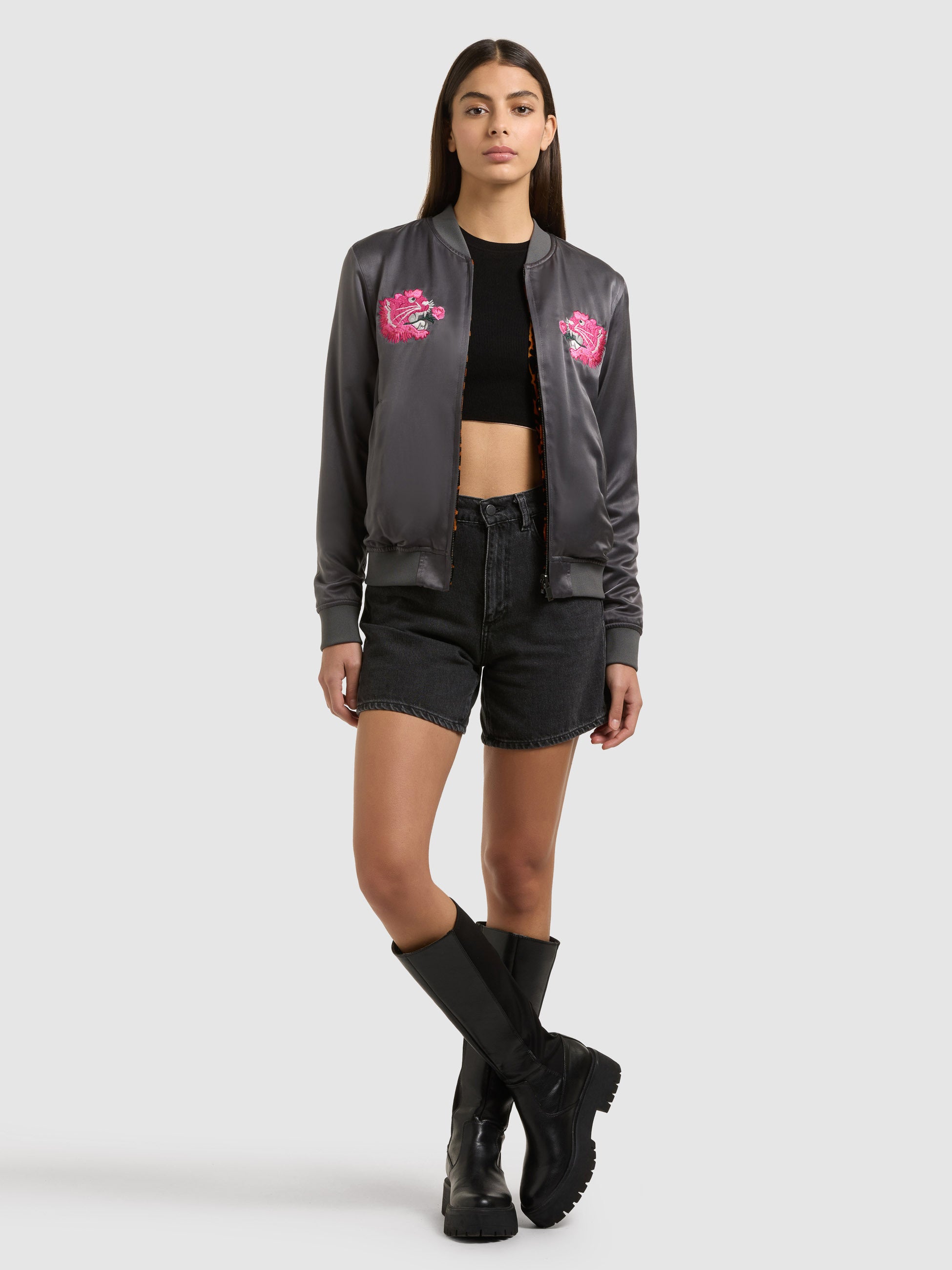khujo-wendejacke-ruby-slate-grey-blouson-bomberjacke-2in1 image 6