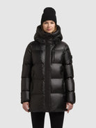 khujo-jacke-drown-shiny-winter-steppjacke-black-loose-fit image 4