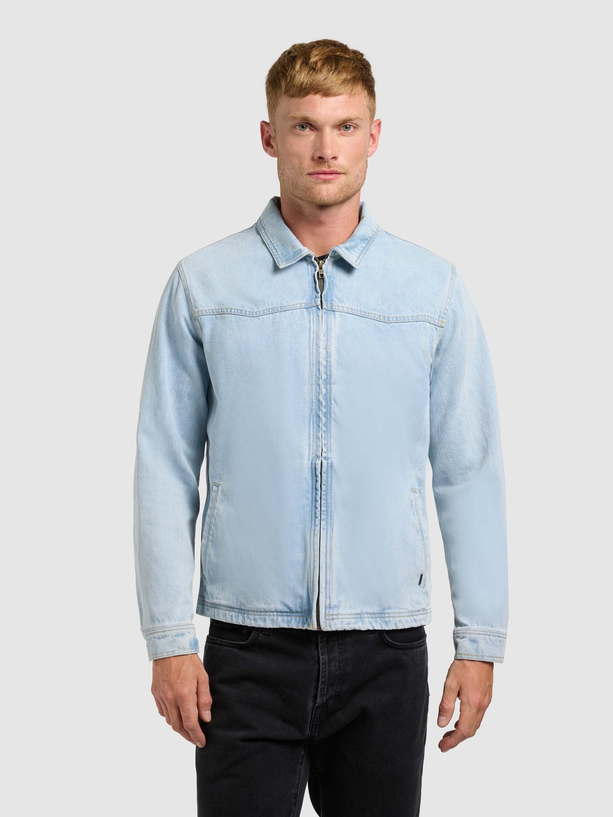 khujo-jacke-reilly-light-blue-jeansjacke-regular-fit image 8