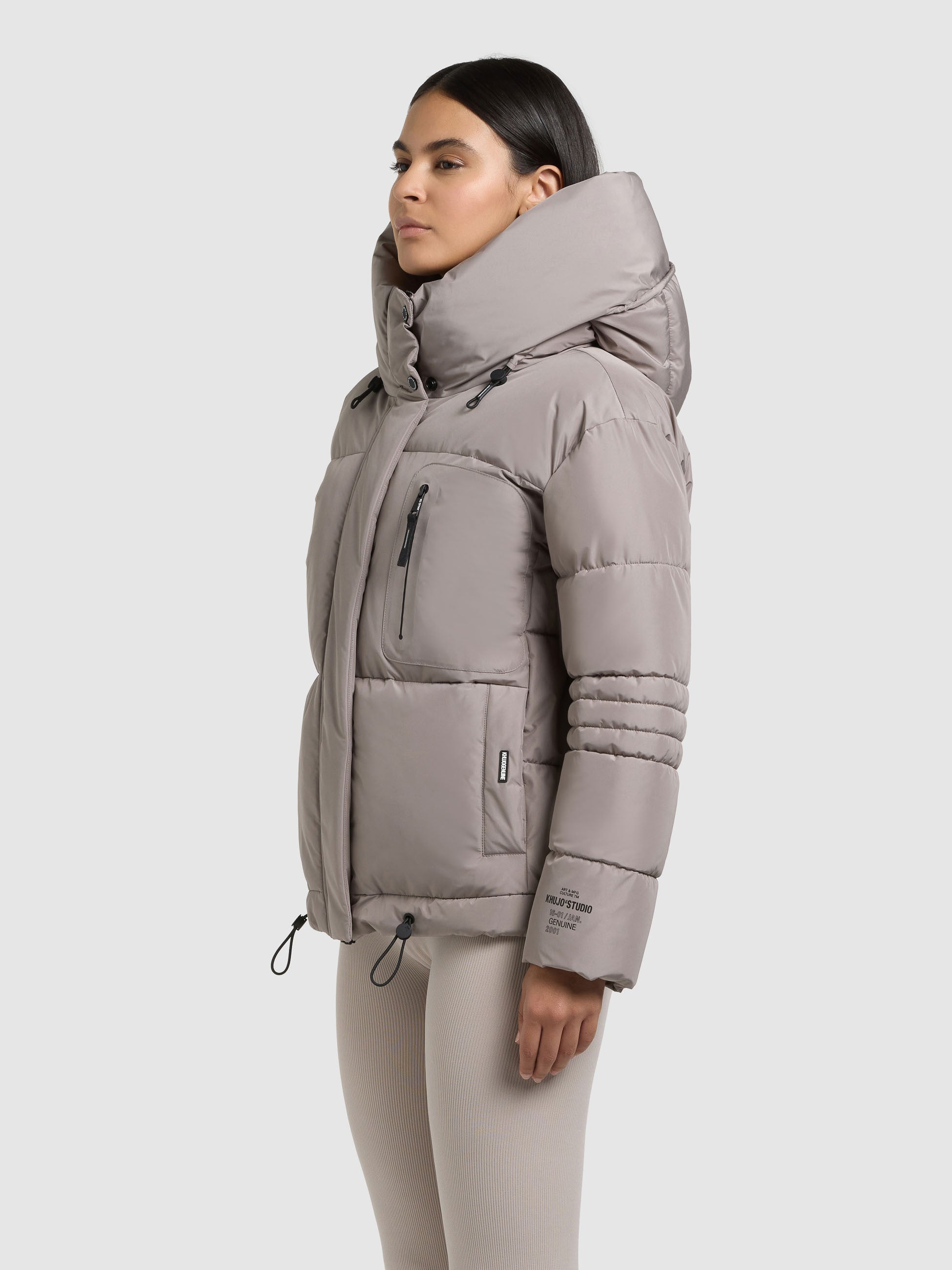 khujo-jacke-peeke2-with-gloves-greige-steppjacke-damen-h-ftlang-mit-f-ustlingen image 5
