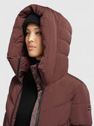 khujo-darka-damen-coat-wine-red image 7