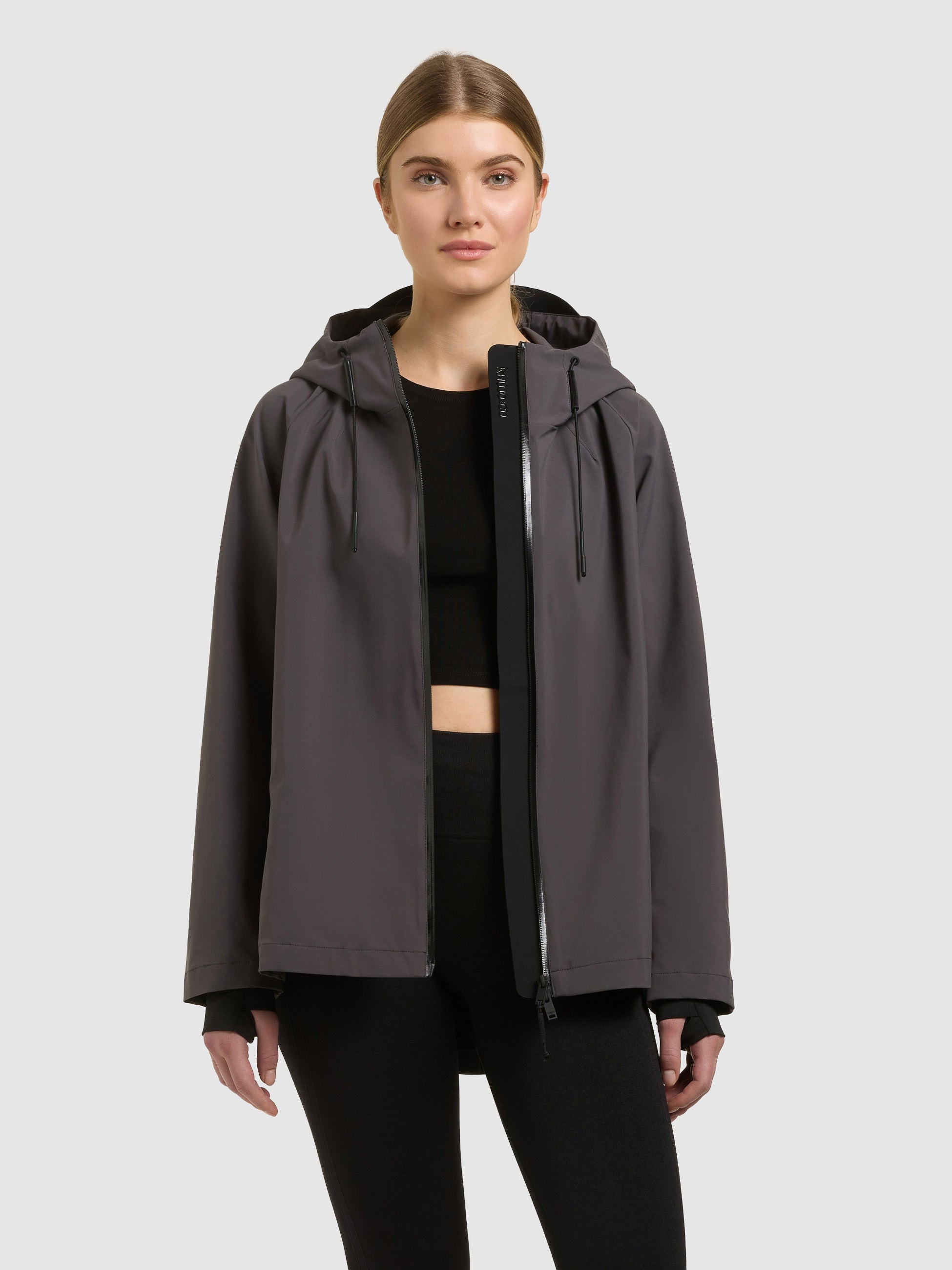 khujo-jacke-wrem-slate-grey-wasserabweisende-damen-kapuzenjacke image 4