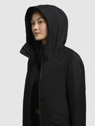 khujo-mantel-yeal-schwarz-slim-fit-kurzmantel-damen image 7