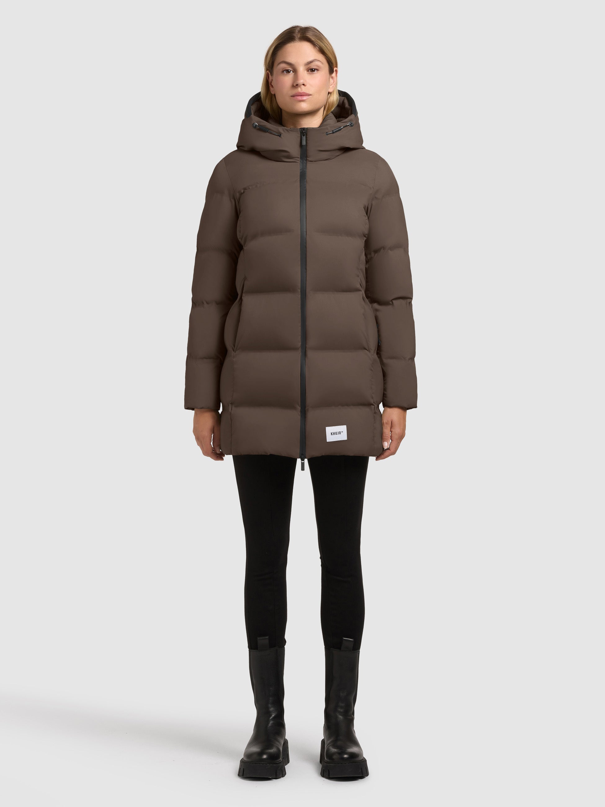 khujo-steppjacke-tanare3-dull-green-damen image 2