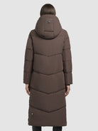 khujo-coat-luga-damen-steppmantel-light-brown-knielang-loose-fit image 3