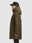 khujo-mantel-phia-khaki-wattierter-damen-wintermantel-loose-fit image 5