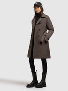 khujo-coat-gora-damen-trenchcoat-graphite-gray image 2