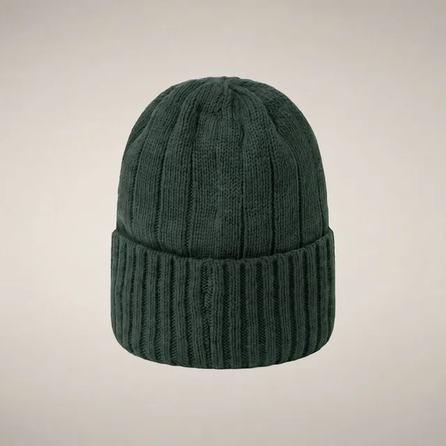 save-the-duck-jo-unisex-ripp-beanie-nori-gr-n image 1