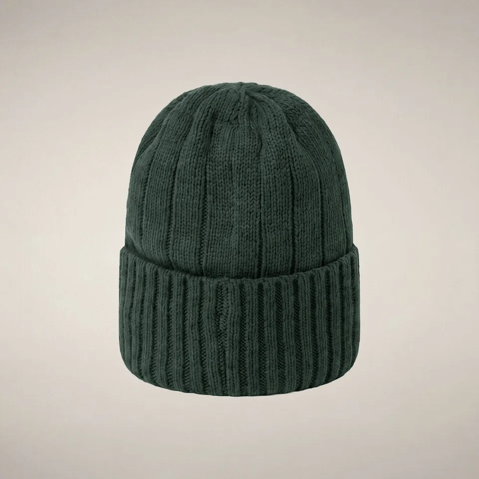 save-the-duck-jo-unisex-ripp-beanie-nori-gr-n image 1
