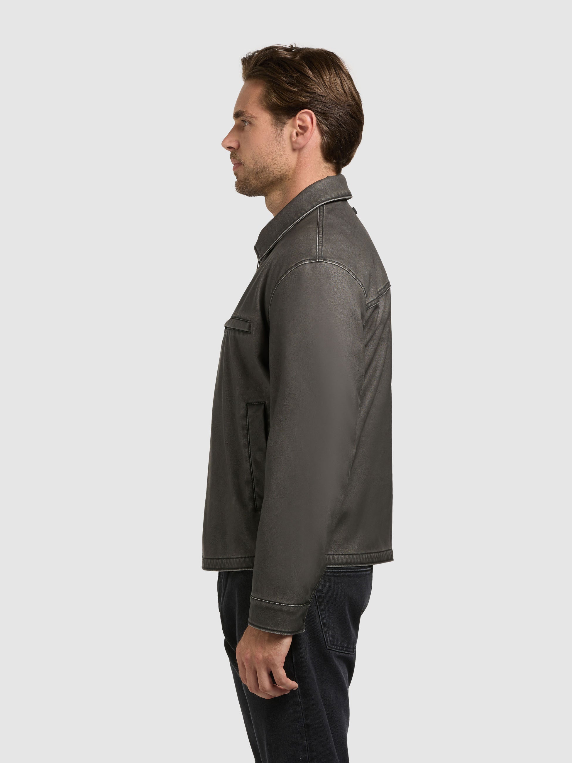 khujo-jacke-beck-vintage-black-kunstleder-bikerjacke-mit-kapuzeneinsatz image 5