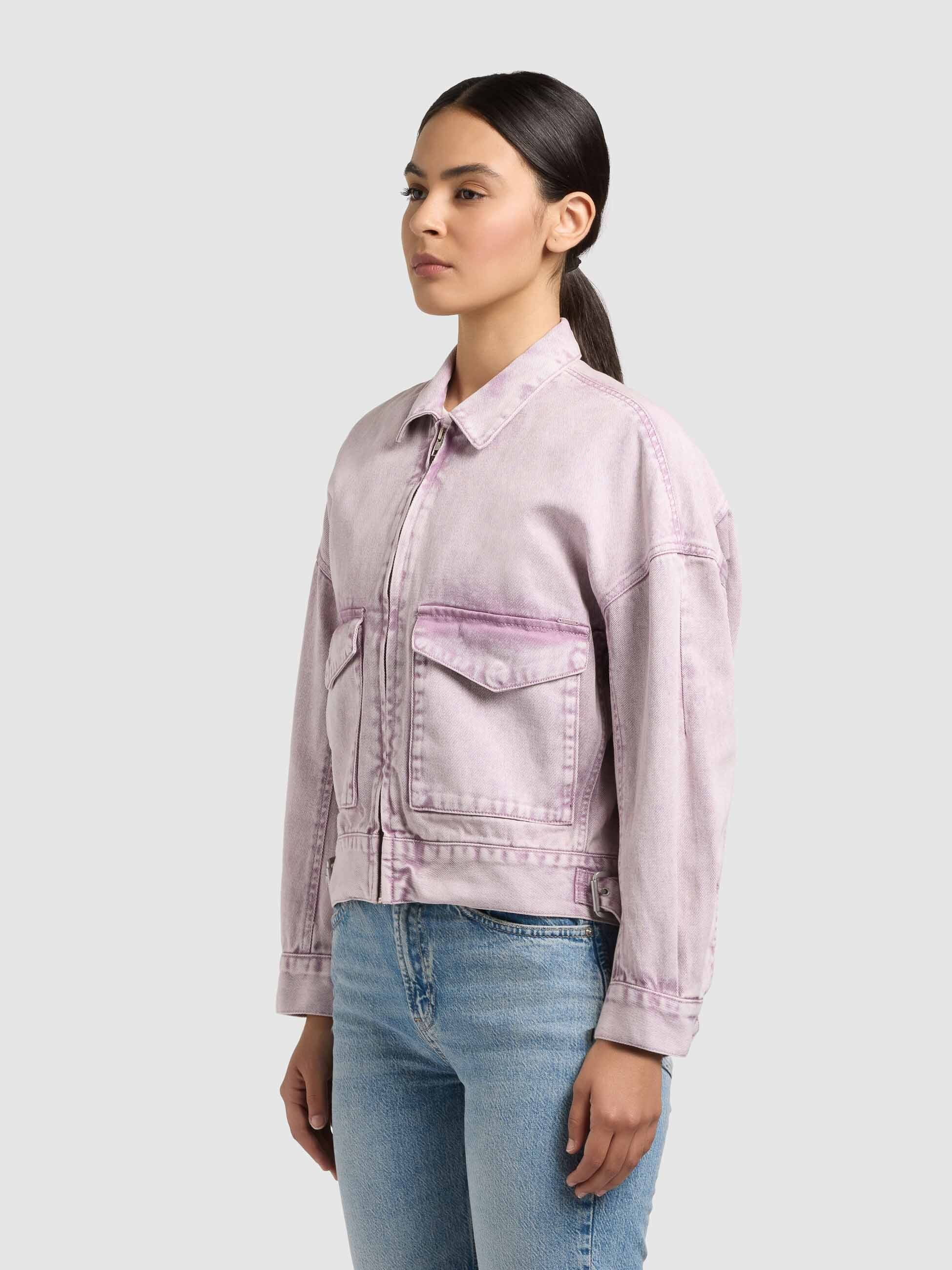 khujo-jacke-nelina-violet-jeansjacke-damen-aus-baumwoll-denim image 5