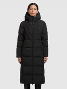 khujo-coat-soria-black-damen-wintermantel-slim-fit-knielang image 3