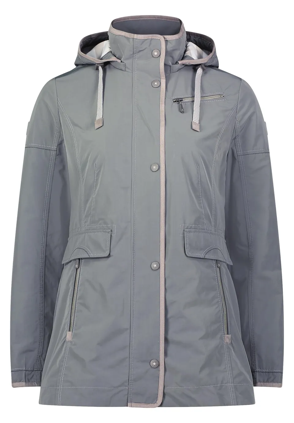 gil-bret-damen-sommerjacke-cleo-mit-kapuze-und-streifenfutter image 1