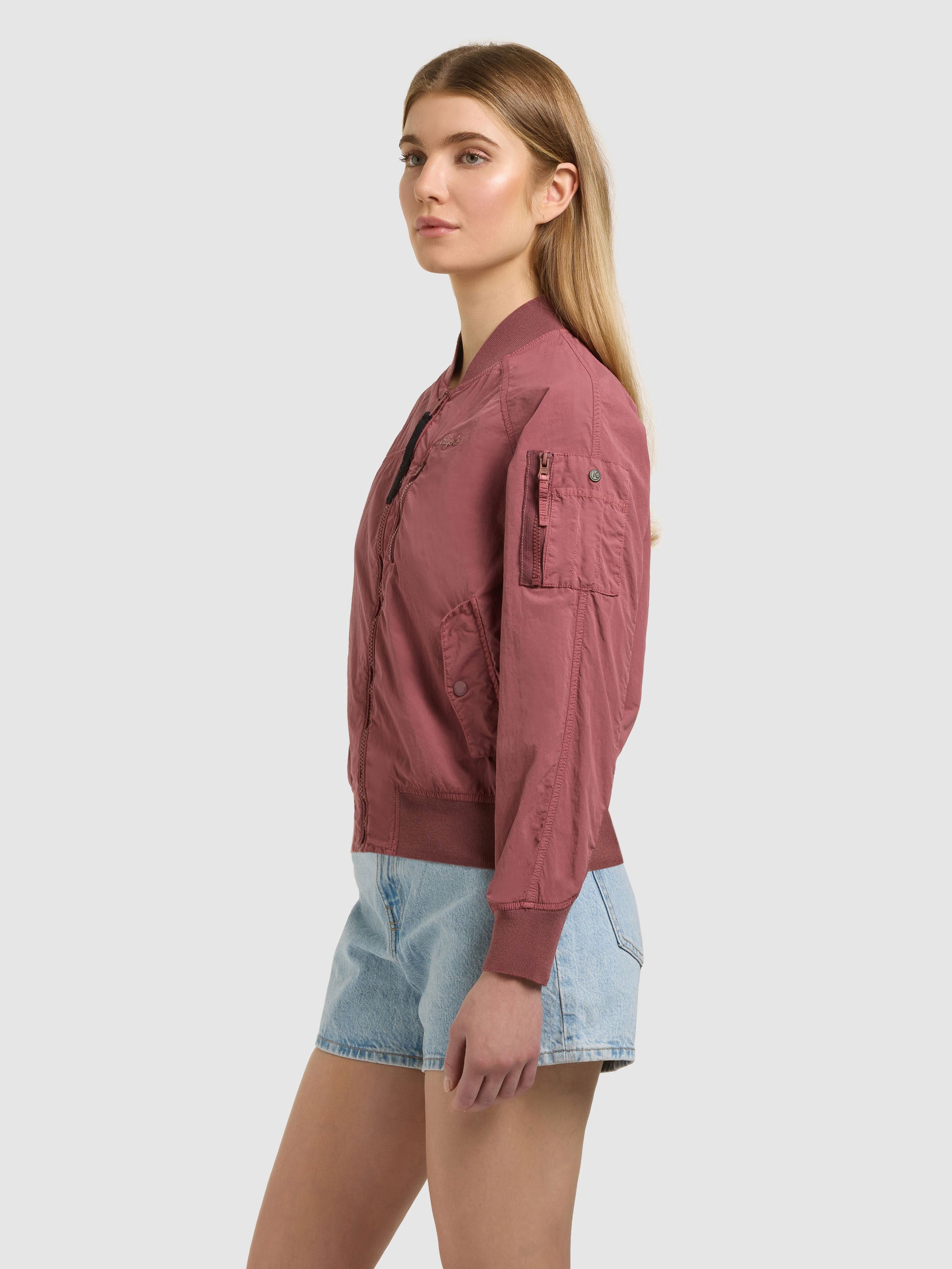 khujo-jacke-zaria-fuchsia-bomberjacke-blouson-ungef-ttert image 5